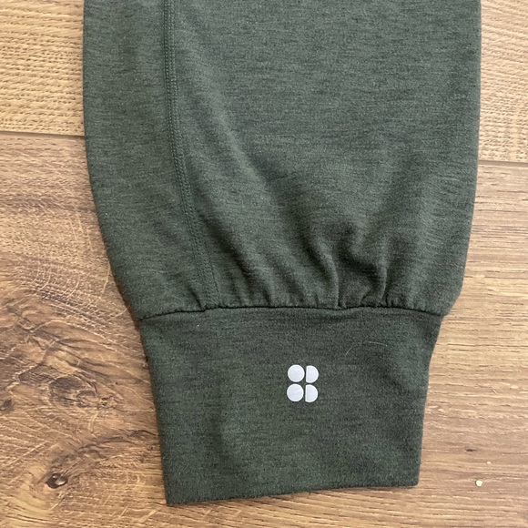 Sweaty Betty London Gary Yoga Trousers Loose Athleisure Green Olive Pants XS - Picture 4 of 4